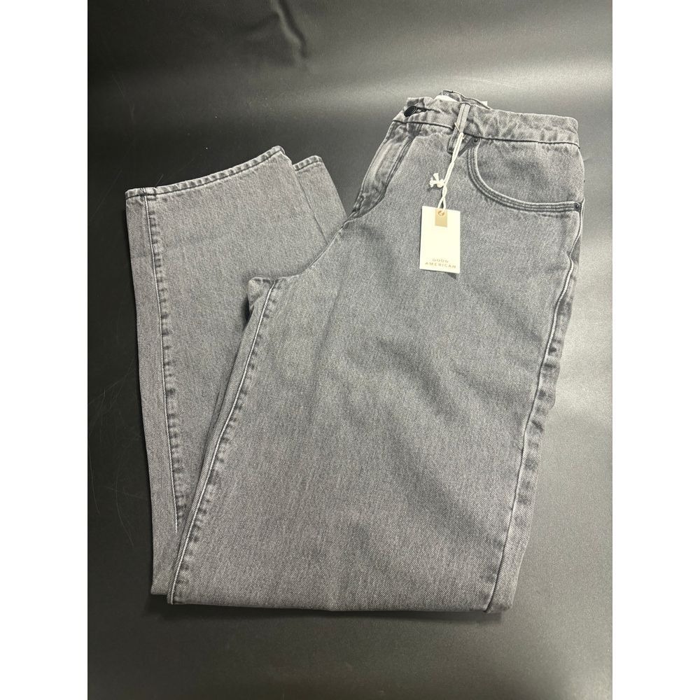 Good American NWT Good 90s Wide Leg Jeans GNI999BT Black Size 2/26 MSRP $159